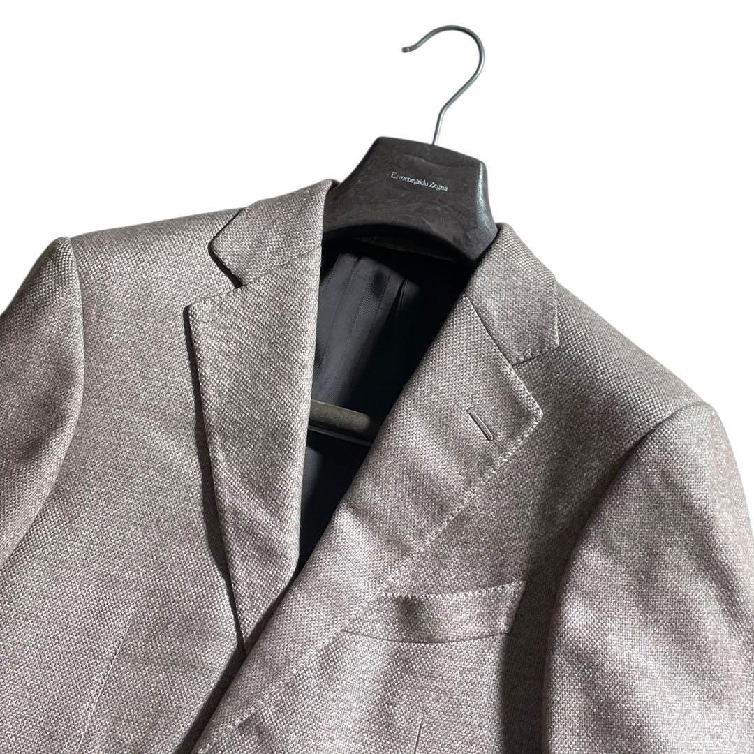 【極上品】エルメネジルドゼニア シルク カシミヤ ジャケット Mila 46