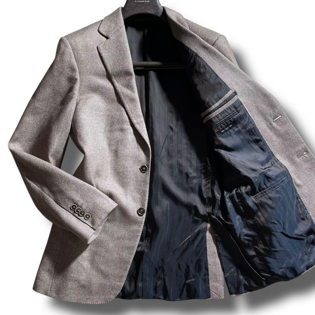 【極上品】エルメネジルドゼニア シルク カシミヤ ジャケット Mila 46