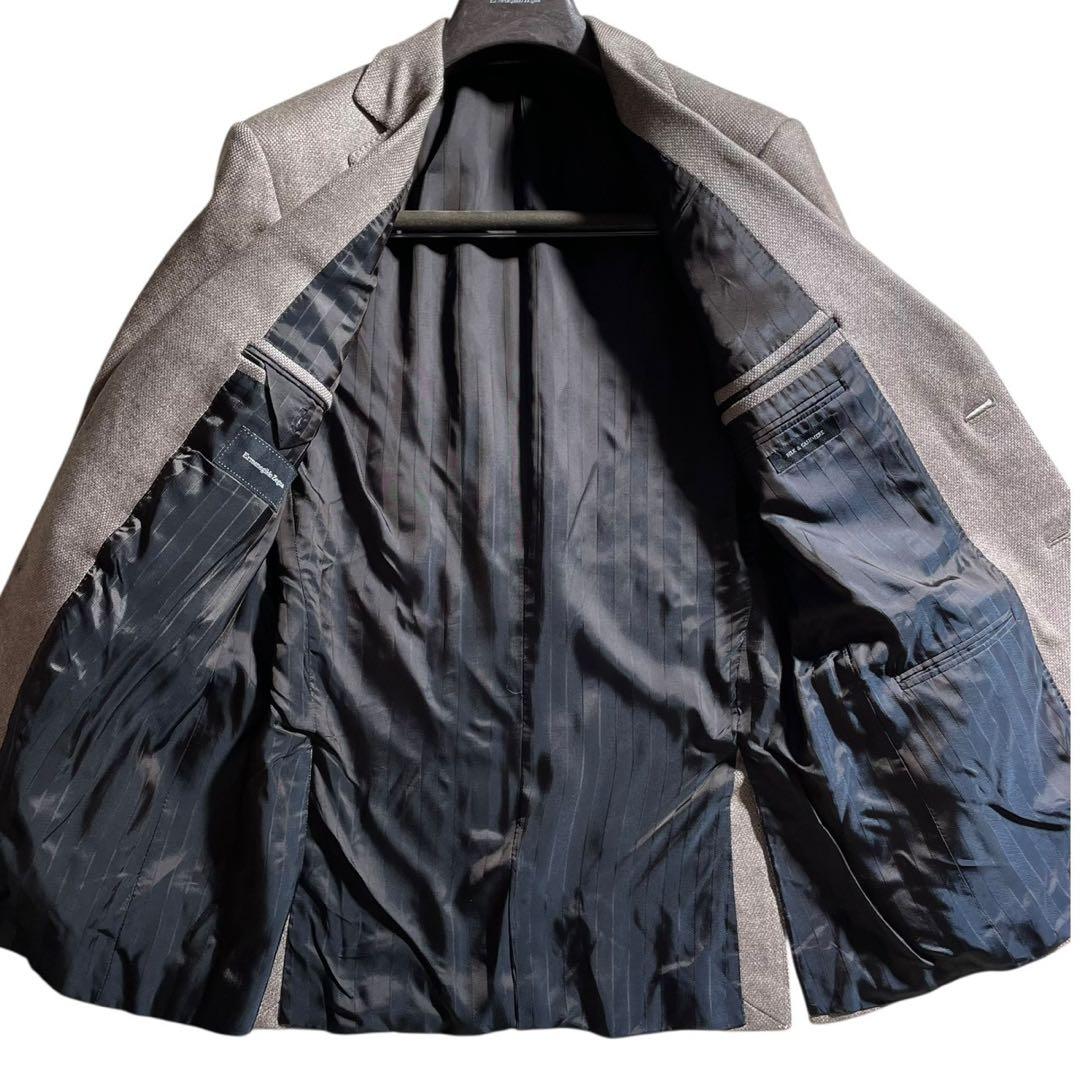 【極上品】エルメネジルドゼニア シルク カシミヤ ジャケット Mila 46