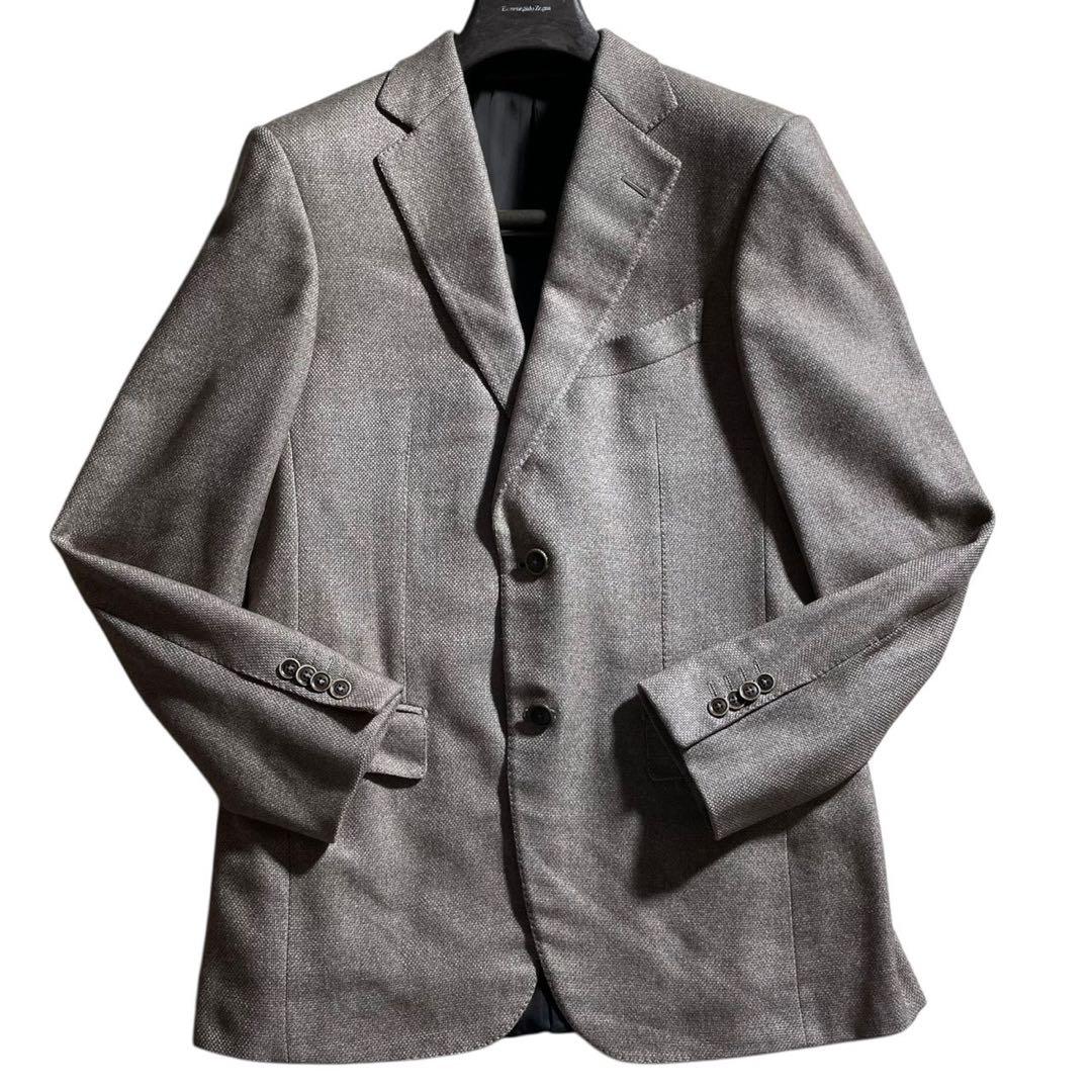 【極上品】エルメネジルドゼニア シルク カシミヤ ジャケット Mila 46
