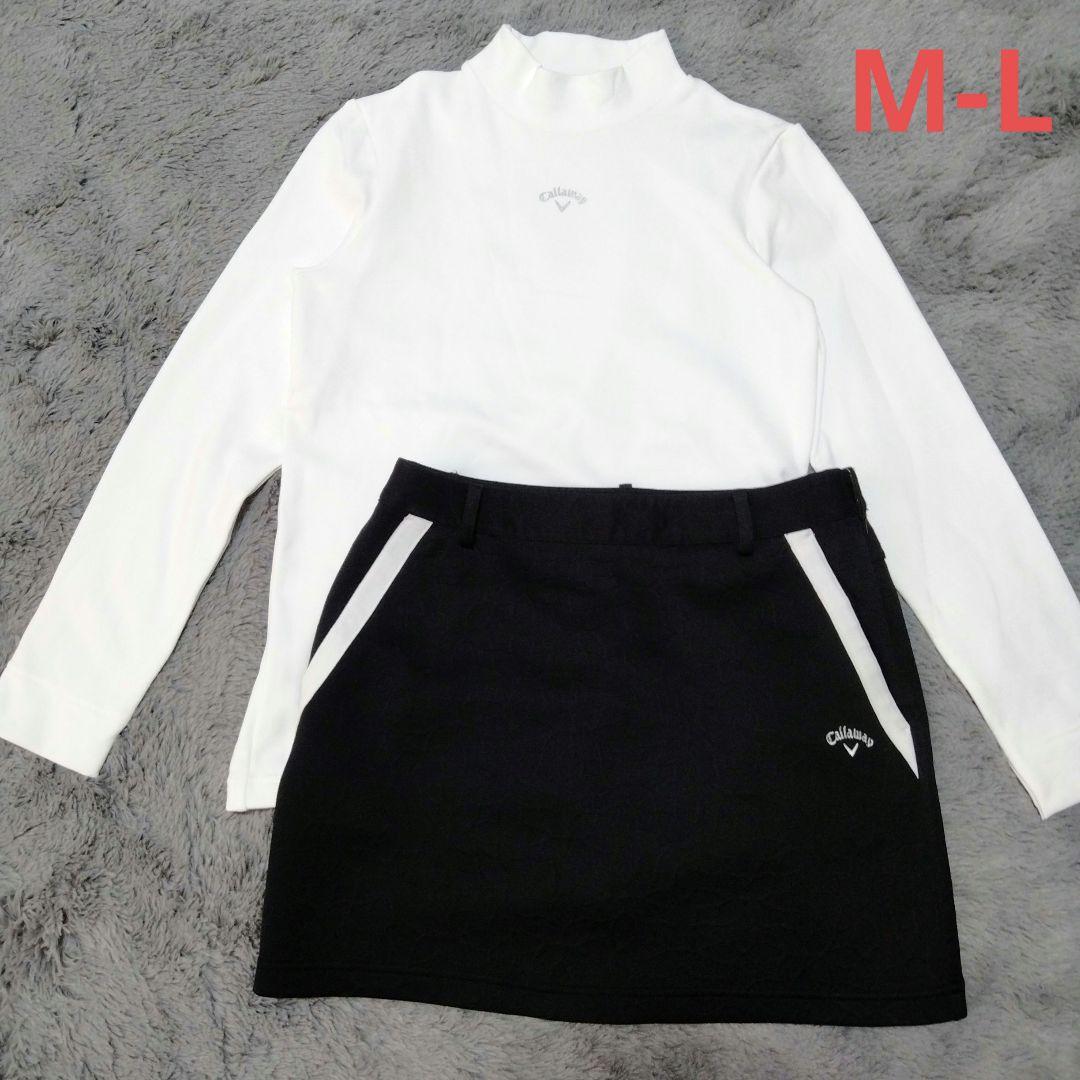 Callaway♡カルイシ/裏起毛/長袖×スカート♡ ゴルフ/スポーツ M-L