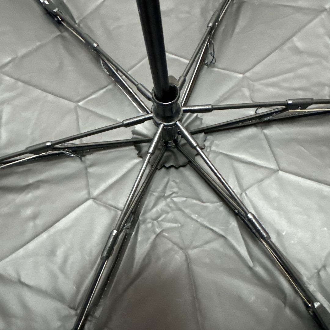 サンバリア100 折りたたみ日傘 ３段折 / キューブ(グレー)