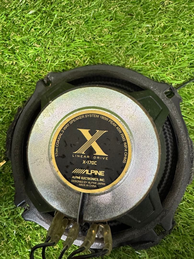 アルパインX-170C コアキシャルタイプ 17cmスピーカー