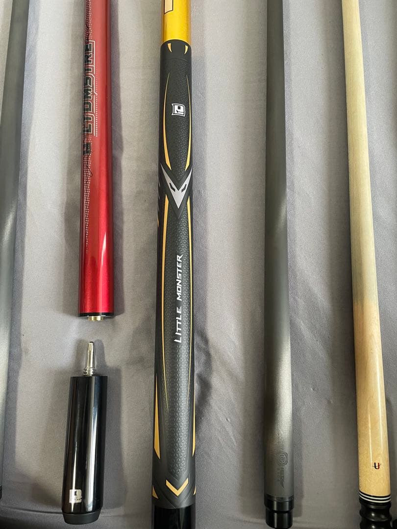 ユニバーサルキューエボニー3ピースジャンプキューブレイクキュー