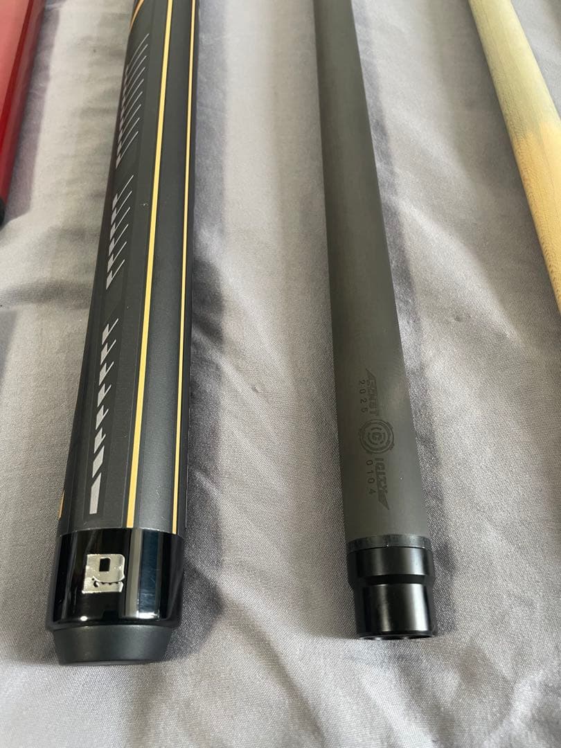 ユニバーサルキューエボニー3ピースジャンプキューブレイクキュー