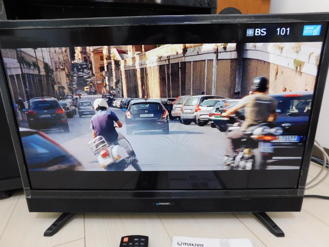 MAXZEN 24型 ハイビジョン液晶テレビ J24SK03 2018年製 新同