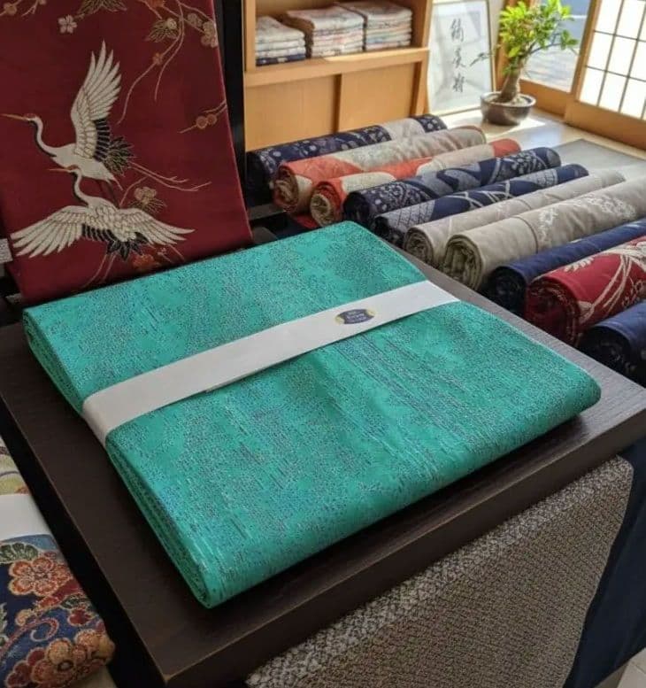 九寸名古屋帯☆緑☆新品☆正絹☆原色染☆西陣☆色遊び☆特撰創作多色染☆なごや帯