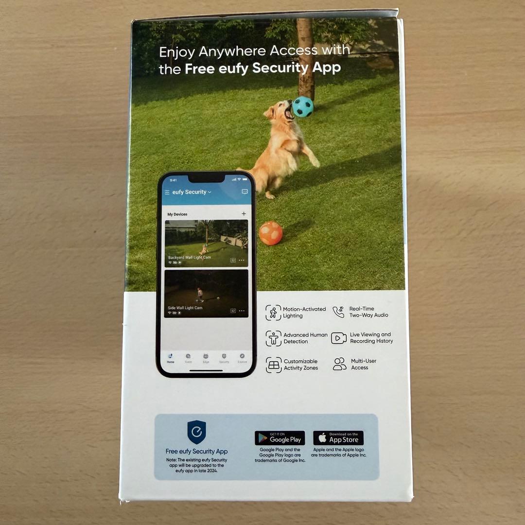 【アウトレット品】eufySecurity WallLight Cam S120