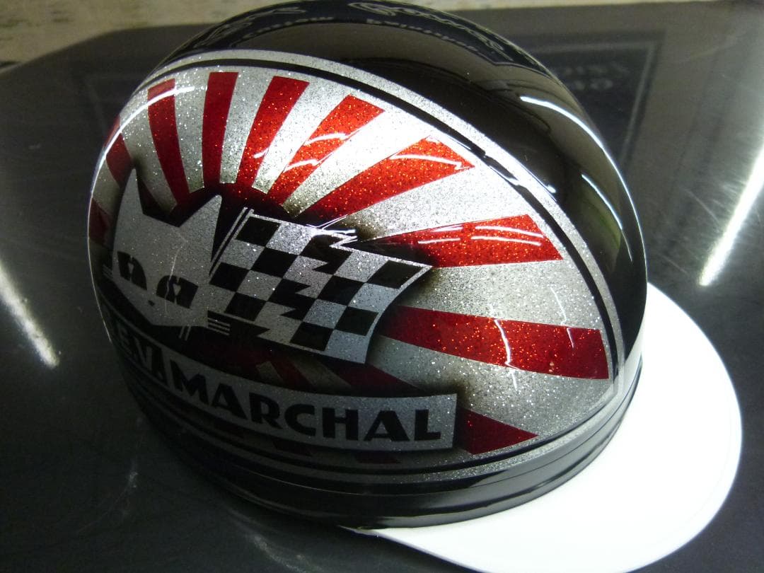 送料込！カスタムコルク半　マーシャル日章　最安値169