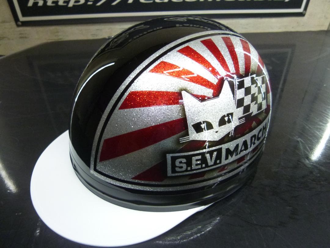 送料込！カスタムコルク半　マーシャル日章　最安値169