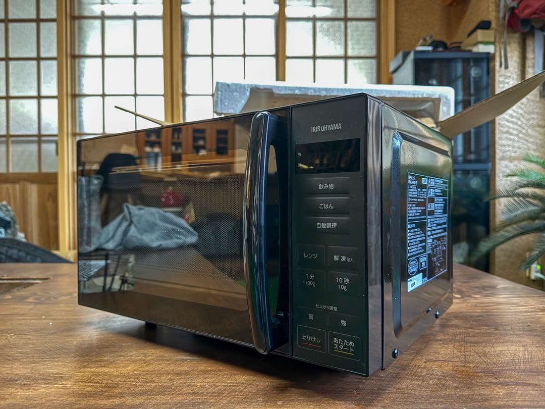 新品未使用開封のみ　IRIS OHYAMA PMG-F188 18L 電子レンジ