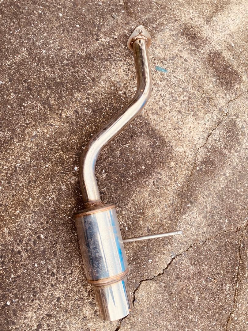 【最終値下げ】ステンレスマフラー 約40mmサイレンサーダイハツエッセジャンク扱