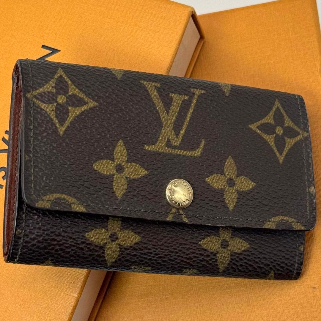 良品 ルイヴィトン モノグラム ミュルティクレ6 キーケース 鍵 6連 Key