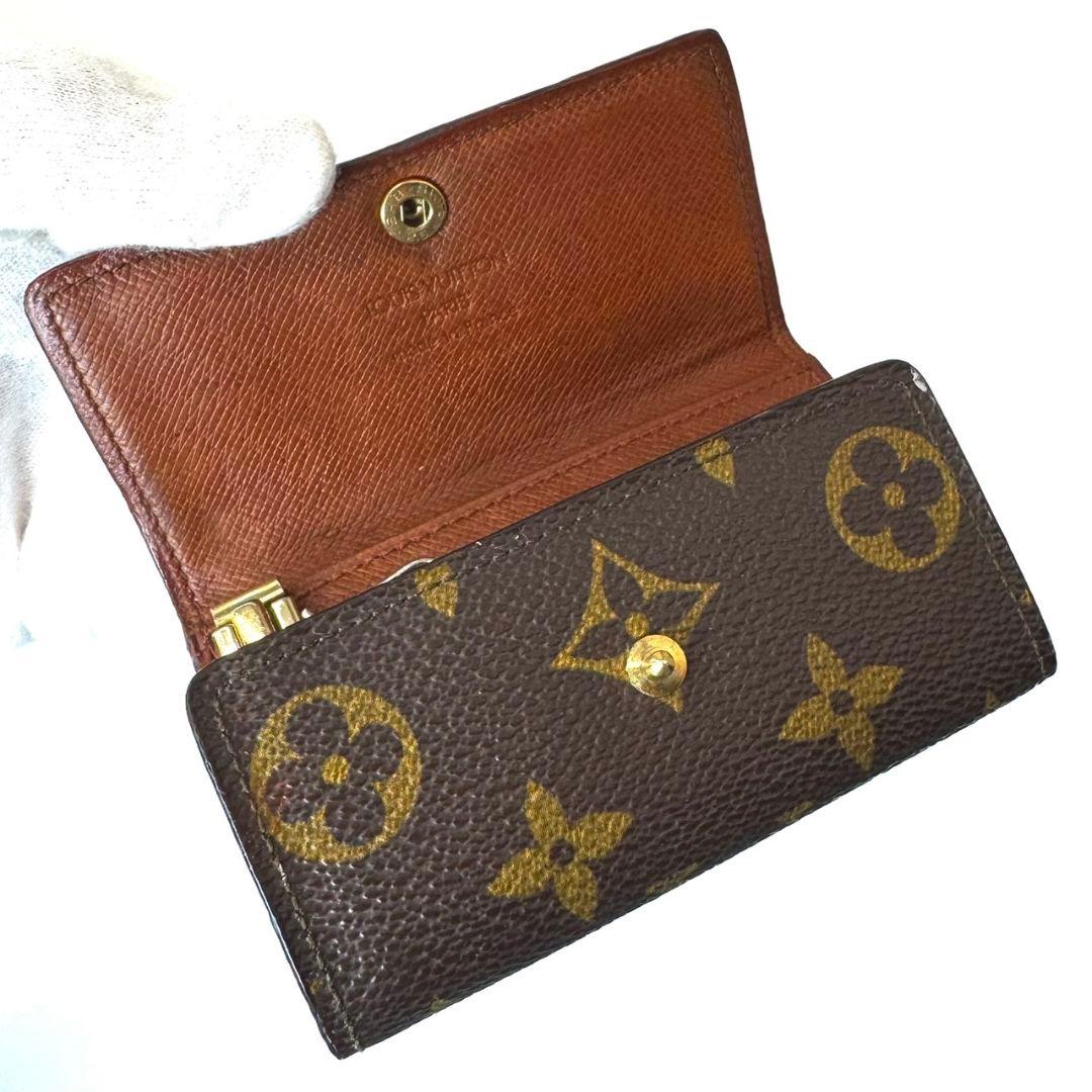 良品 ルイヴィトン モノグラム ミュルティクレ6 キーケース 鍵 6連 Key