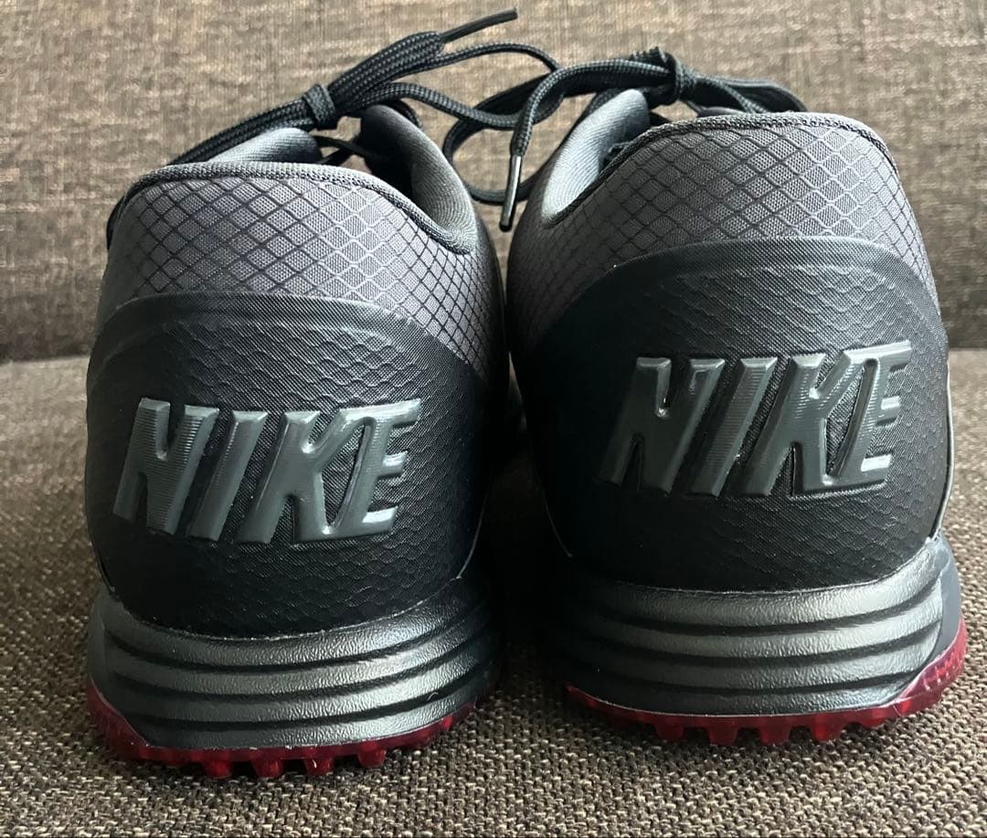【美品】ナイキ ゴルフNIKE GOLF LUNAR FIRE 29cm 黒赤