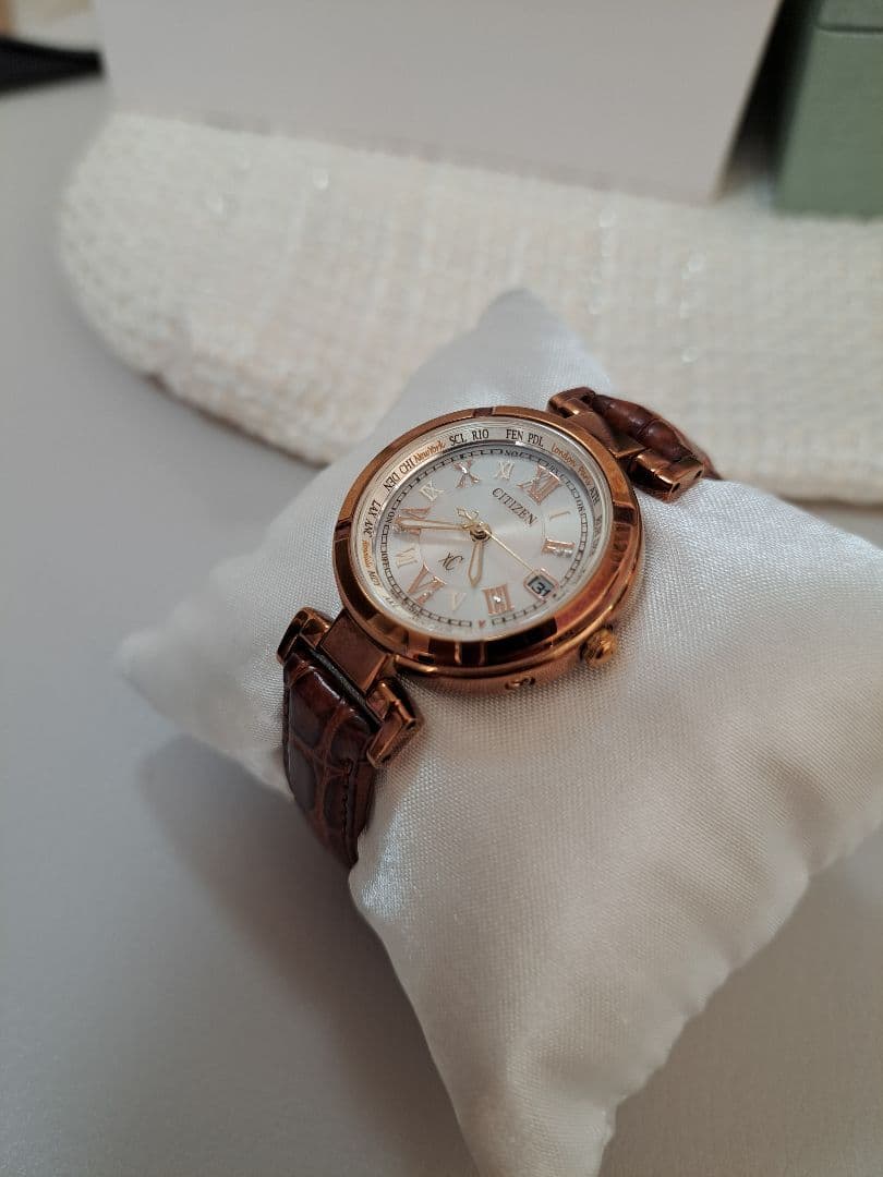 ぷにぶにCITIZEN シチズン xC クロスシー エコドライブ電波腕時計