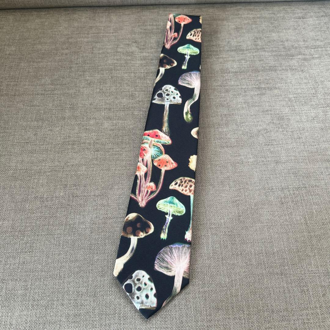 Paul Smith キノコ柄 ネクタイ