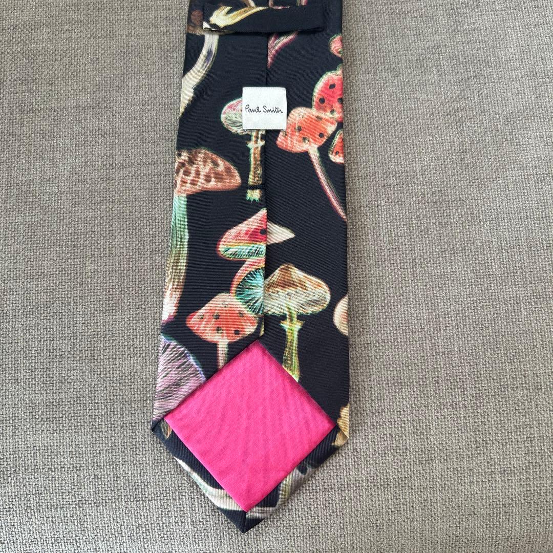 Paul Smith キノコ柄 ネクタイ