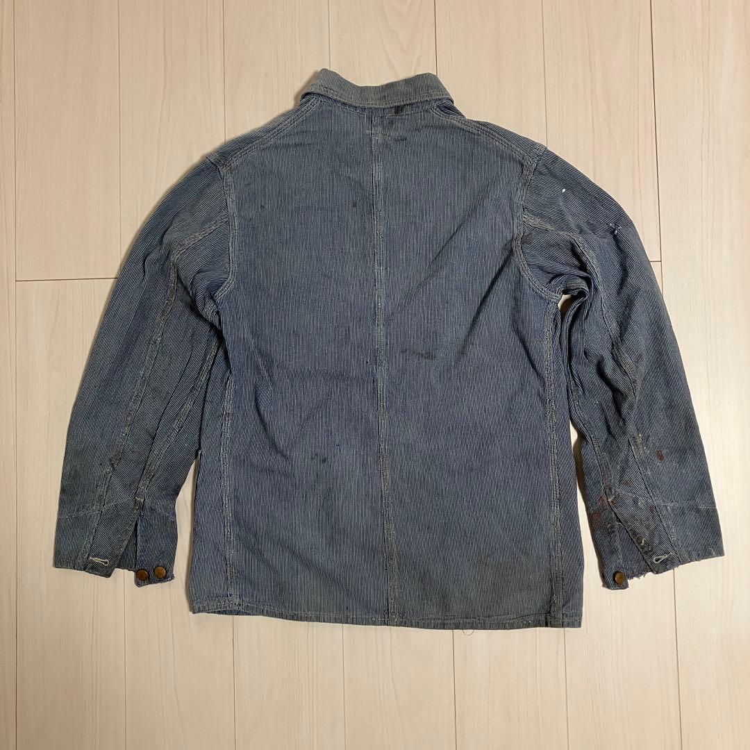 幻 レアピース ピンストライプ FINCK'S カバーオール 40's〜50's