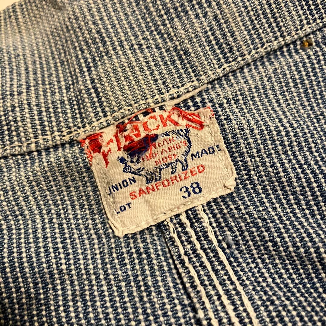 幻 レアピース ピンストライプ FINCK'S カバーオール 40's〜50's