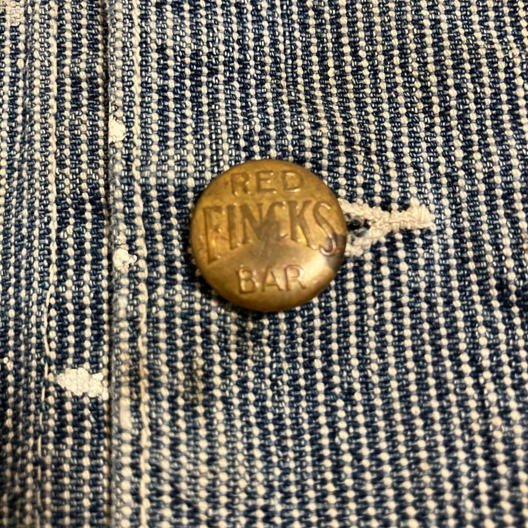 幻 レアピース ピンストライプ FINCK'S カバーオール 40's〜50's