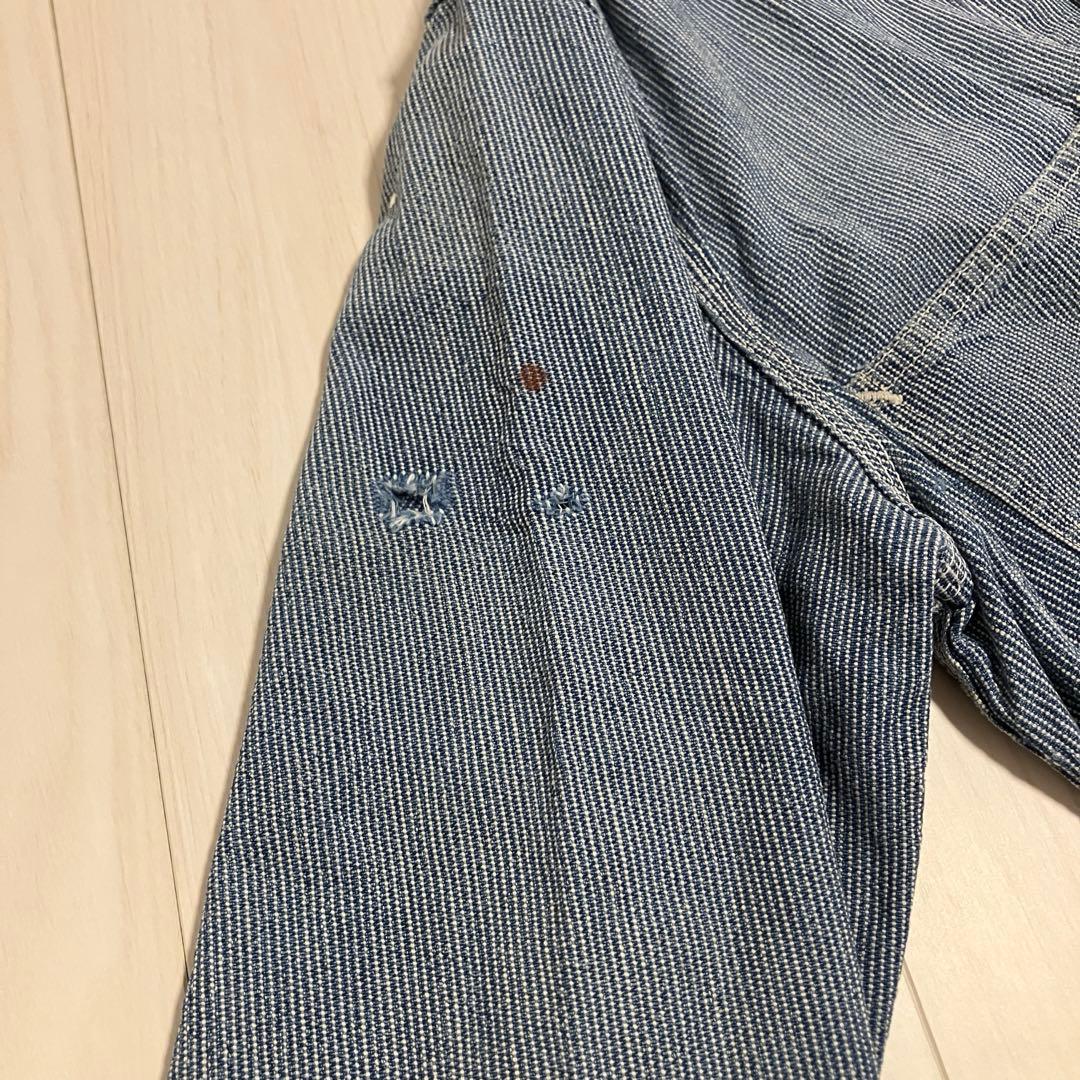 幻 レアピース ピンストライプ FINCK'S カバーオール 40's〜50's