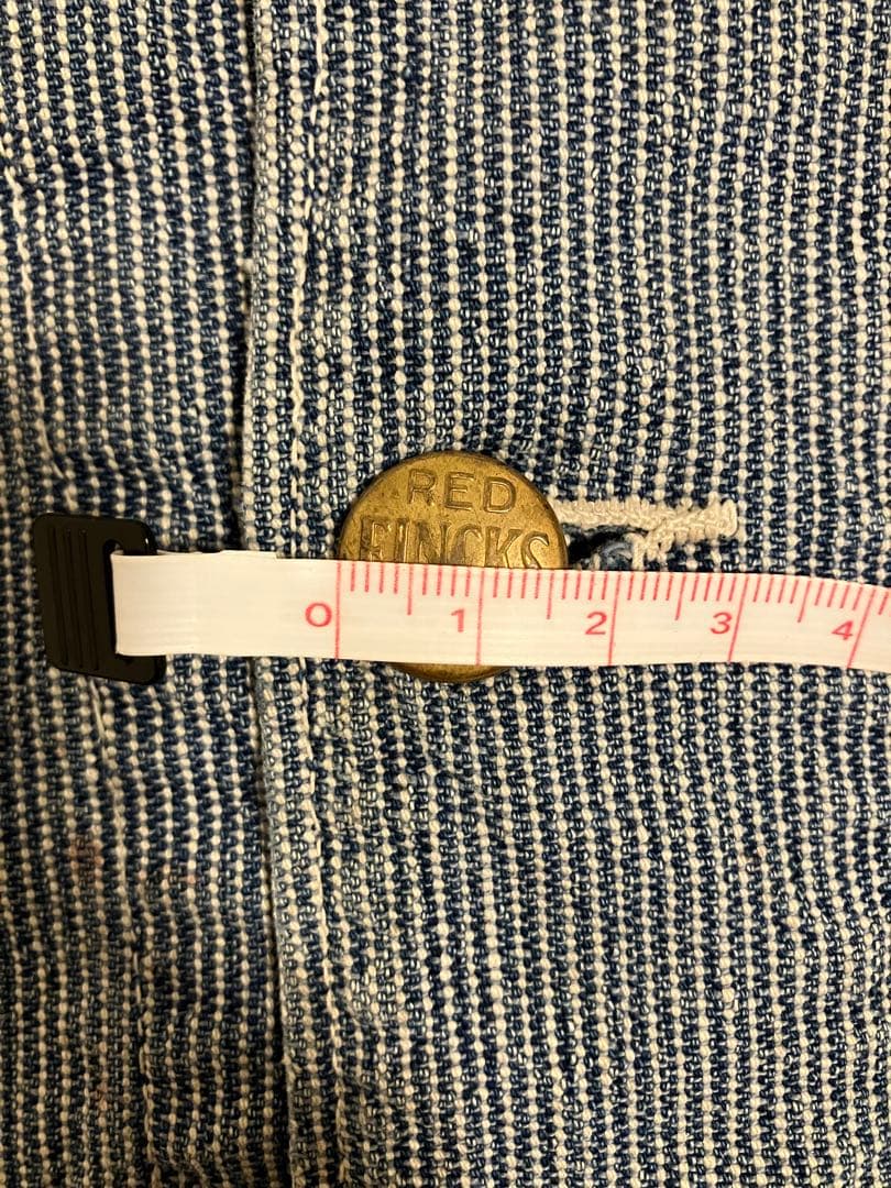 幻 レアピース ピンストライプ FINCK'S カバーオール 40's〜50's