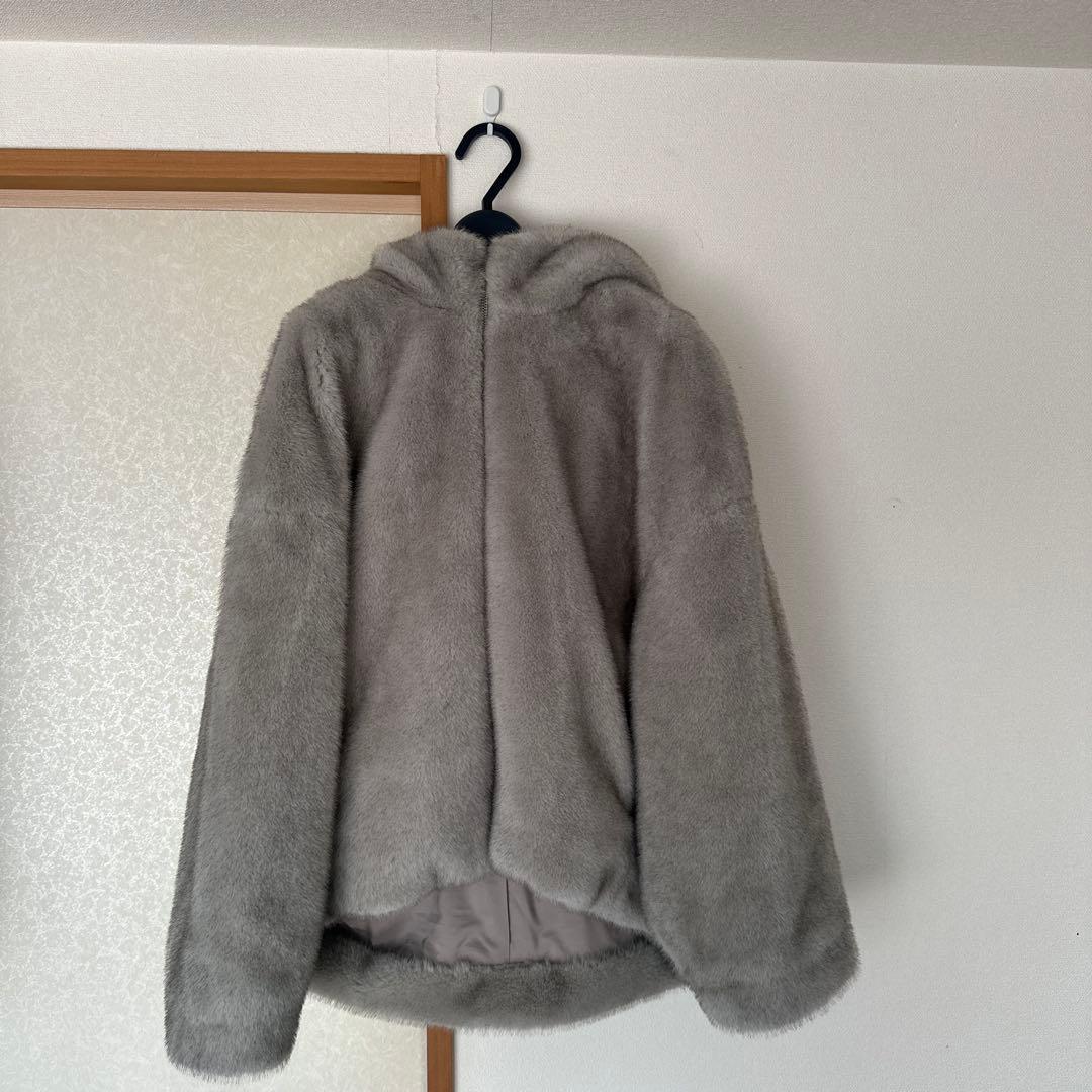 SALON ジャケット adam et rope'グラデーションファーブルゾン