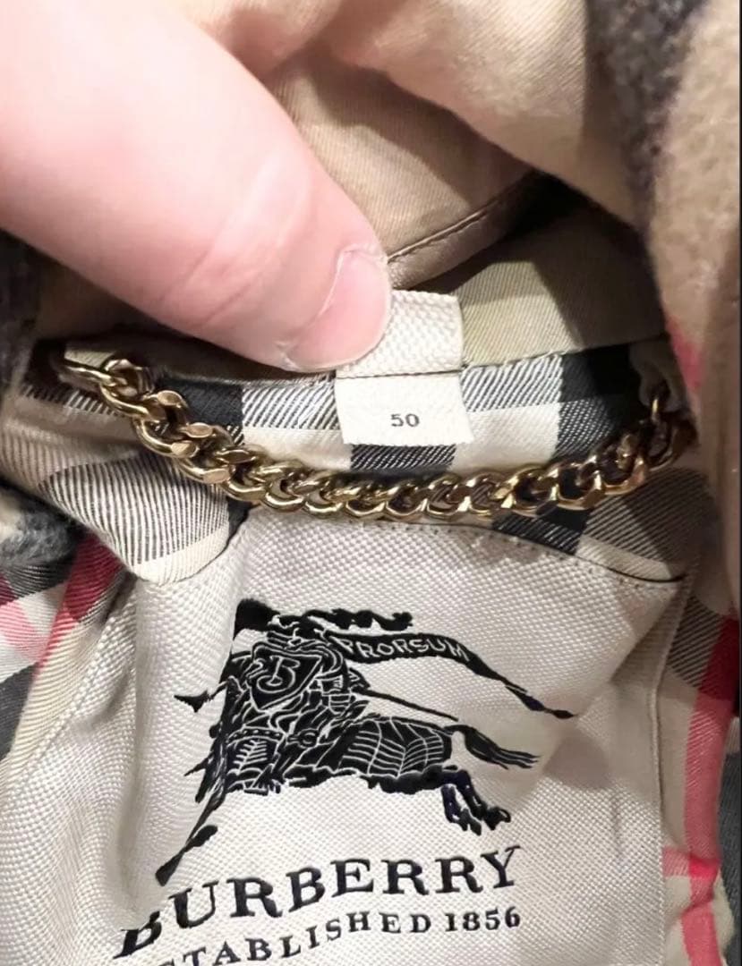 k*i様 バーバリー　サンドリンガム　ロング　トレンチコート　50サイズ　ライナ