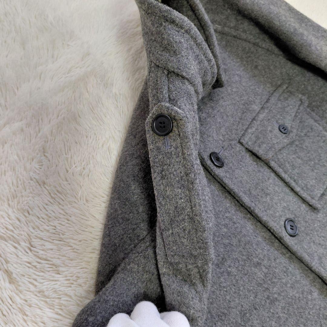 BURBERRY　ウールコート　ノバチェック　グレー　ホースロゴ　メンズ