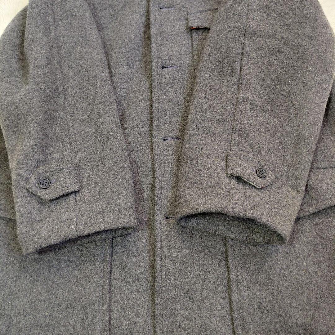 BURBERRY　ウールコート　ノバチェック　グレー　ホースロゴ　メンズ