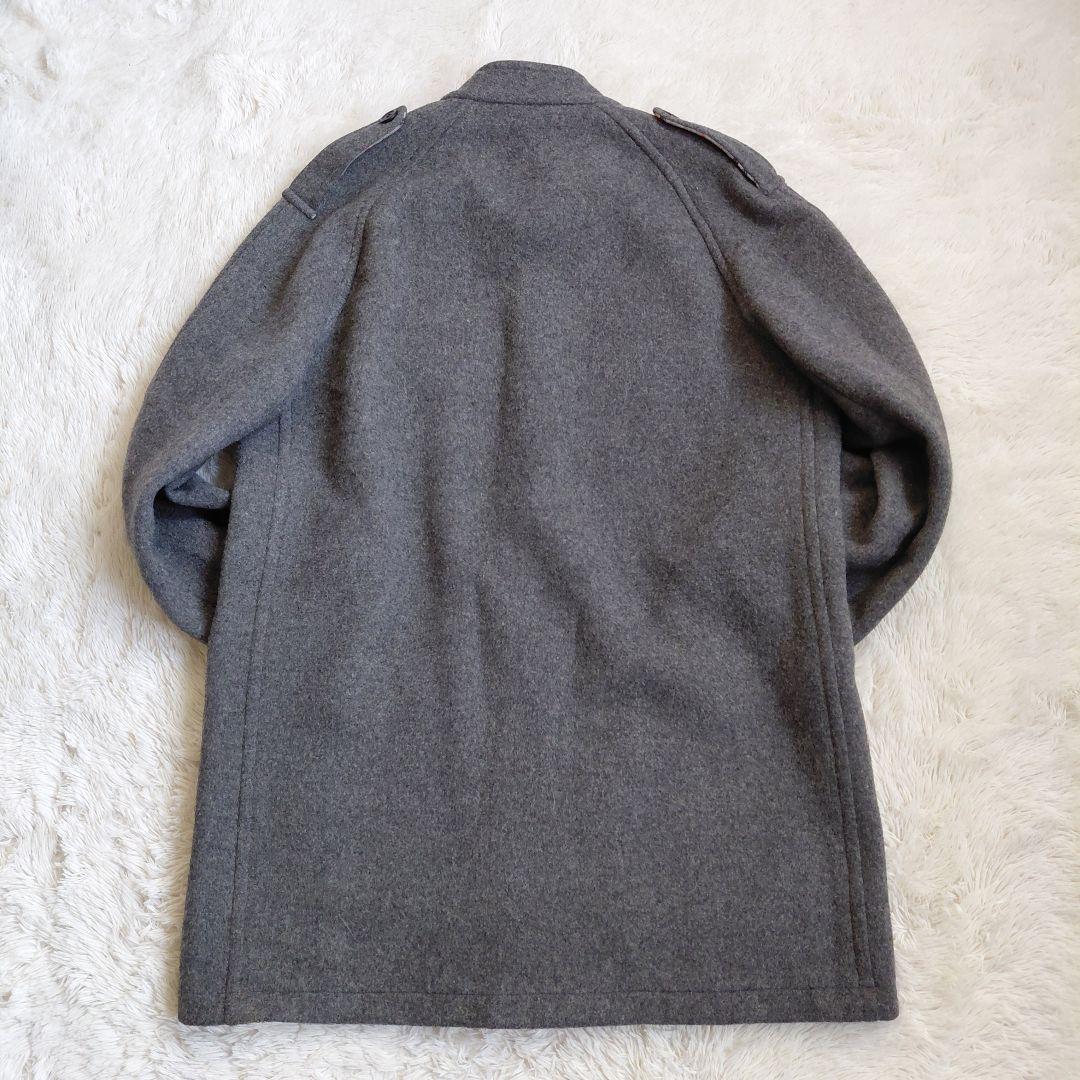 BURBERRY　ウールコート　ノバチェック　グレー　ホースロゴ　メンズ