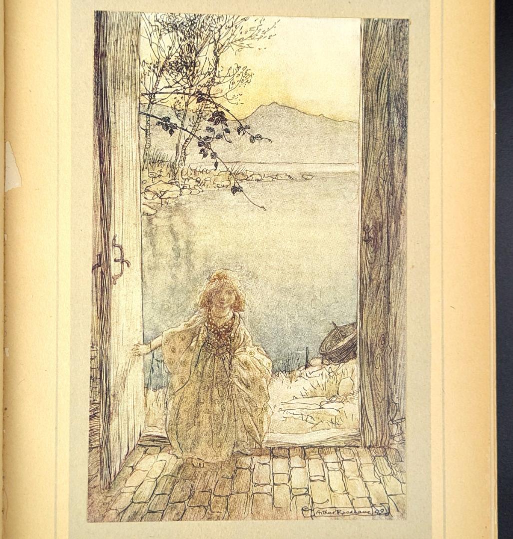 希少な初版 アーサー・ラッカム挿画本『ウンディーネ』1909年 全図15枚揃い