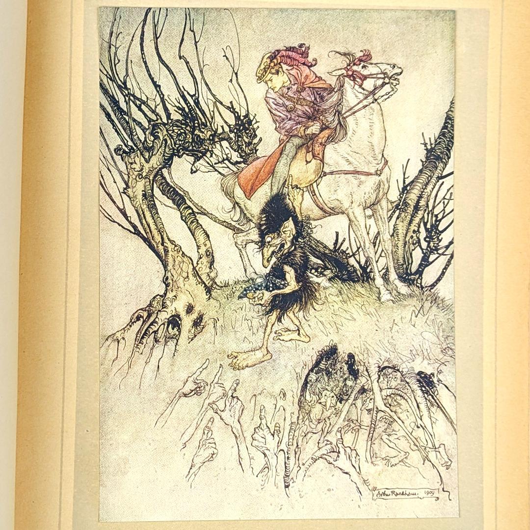 希少な初版 アーサー・ラッカム挿画本『ウンディーネ』1909年 全図15枚揃い