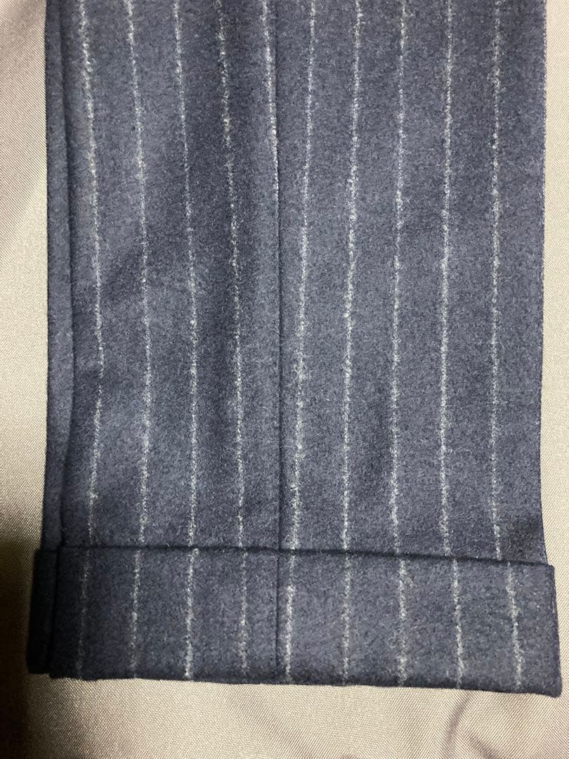 【BEAMSF】FOX　BROTHERSチョークストライプスーツ　44