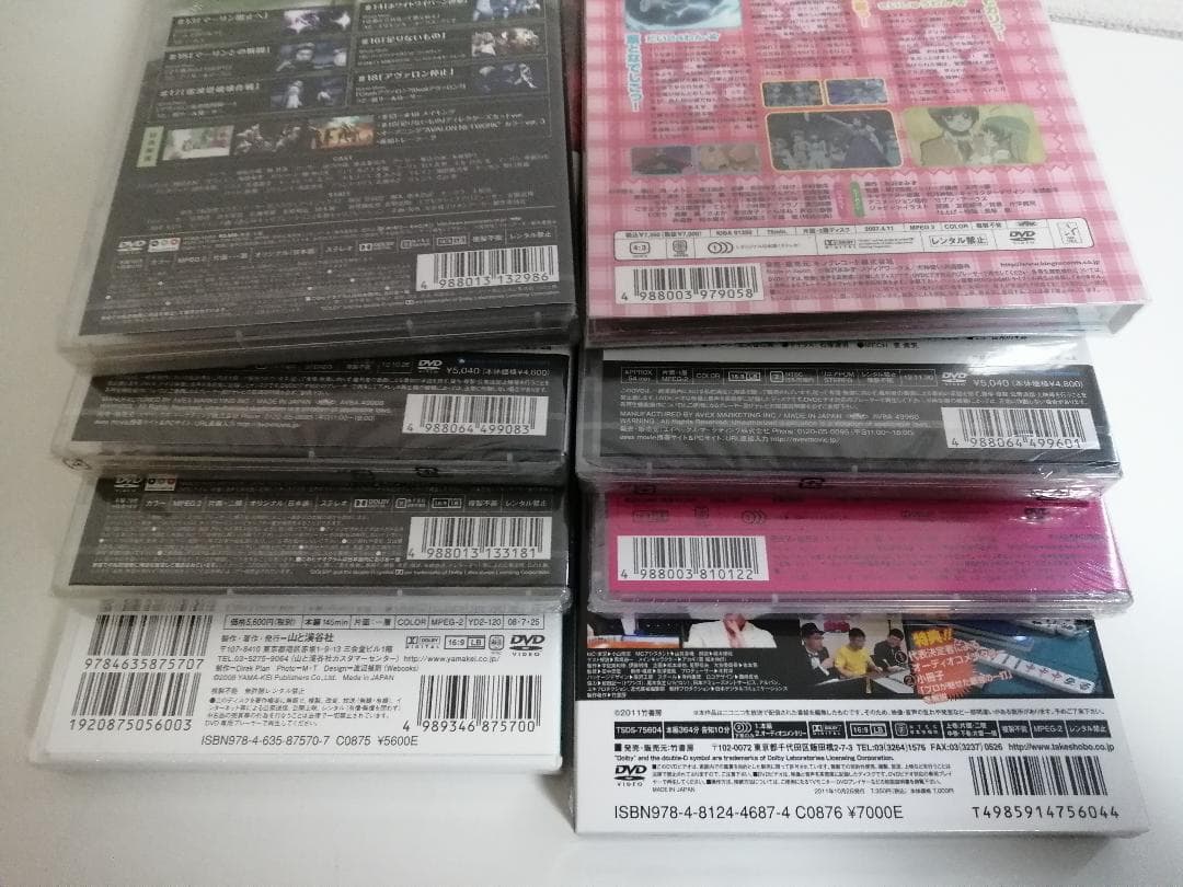 新品未開封　DVD　ブルーレイ　47本セット　アニメ系中心　銀魂　黒執事