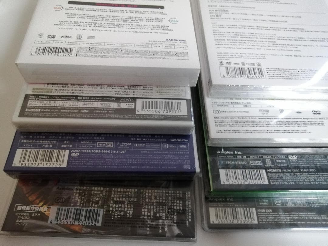 新品未開封　DVD　ブルーレイ　47本セット　アニメ系中心　銀魂　黒執事