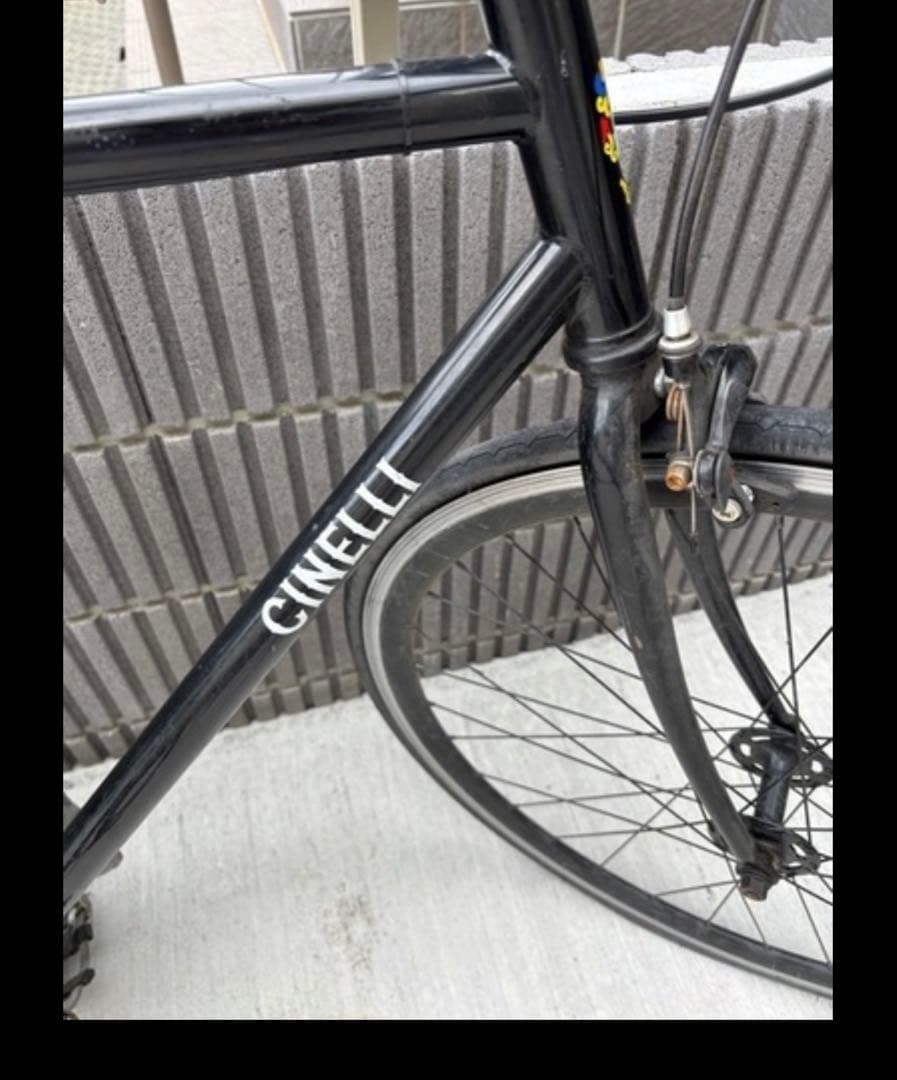 CINELLI ブラック ロードバイク