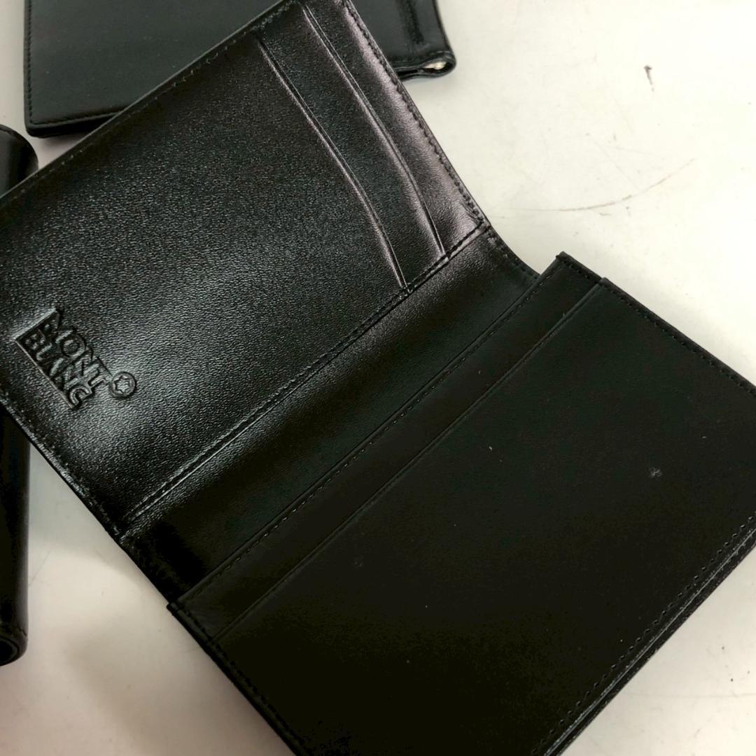 MONTBLANC モンブラン 財布 手帳カバー など 3点セット ブラック