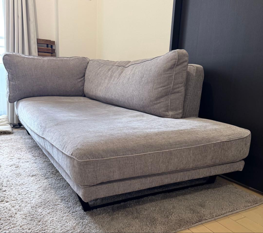 【希少】マスターウォール クラウドソファ 片肘 幅185cm ヘタリあり