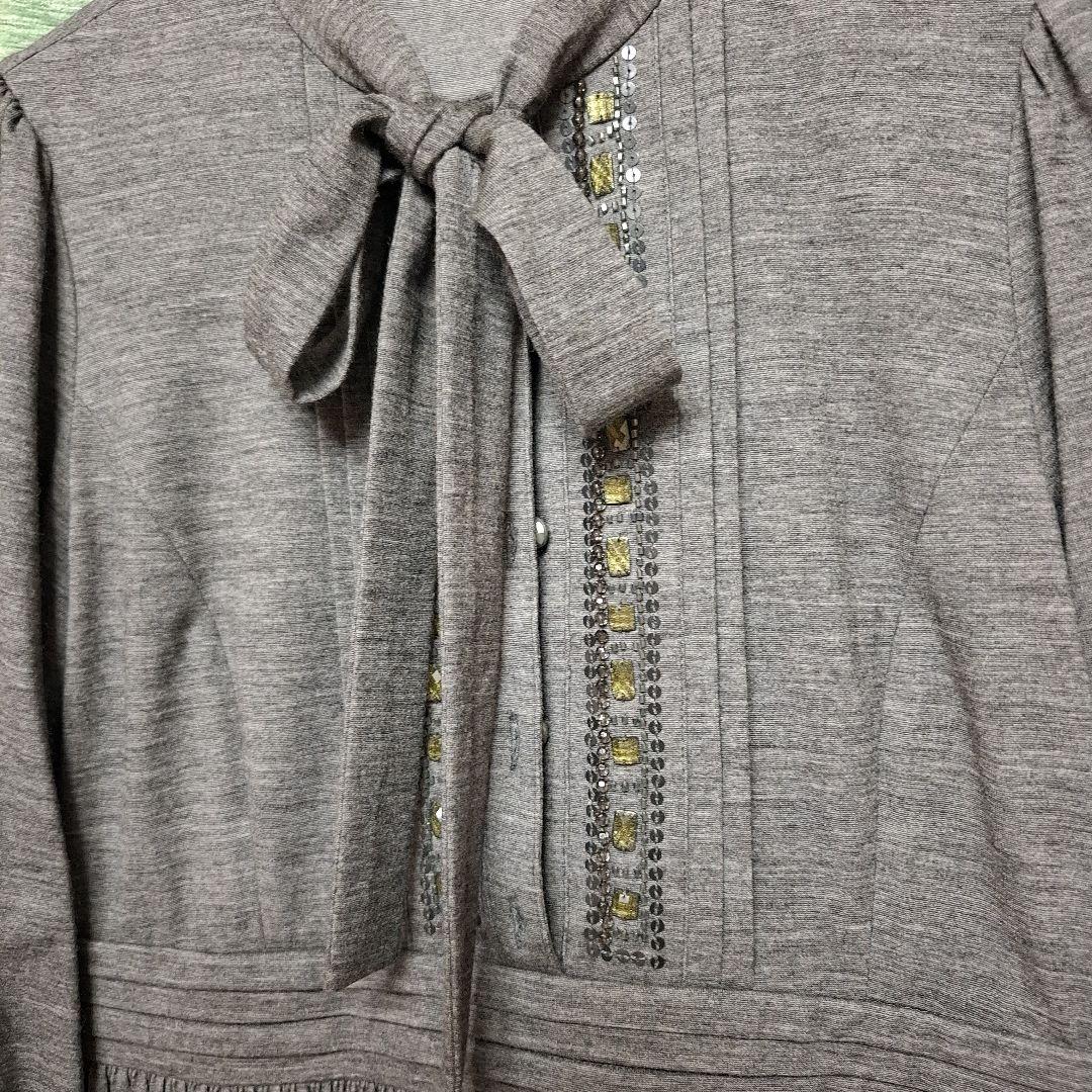 Harrods　ウール混リボン付きワンピース