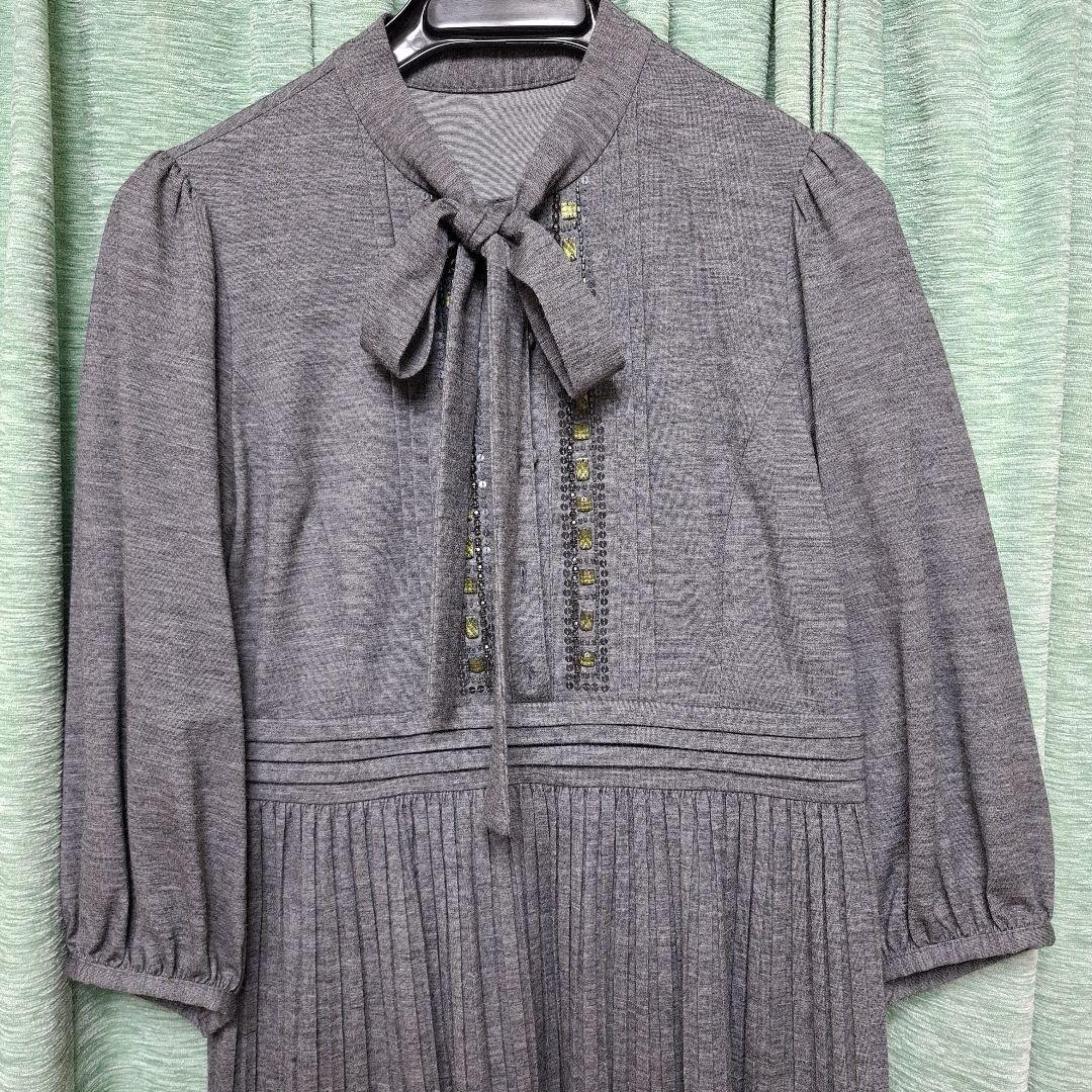 Harrods　ウール混リボン付きワンピース