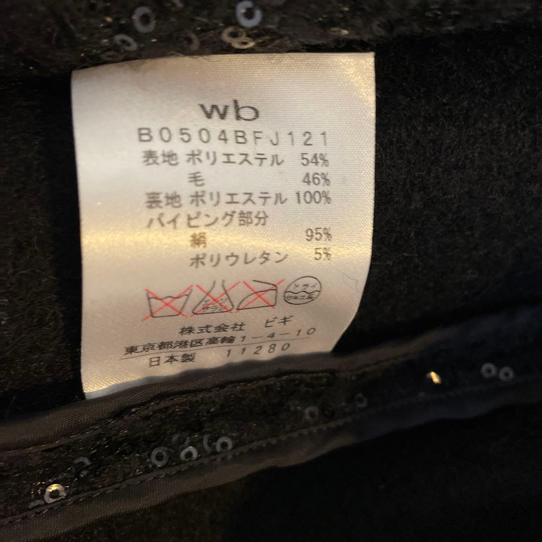 Wb スパンコールが素敵なフォーマルワンピースとジャケット　40