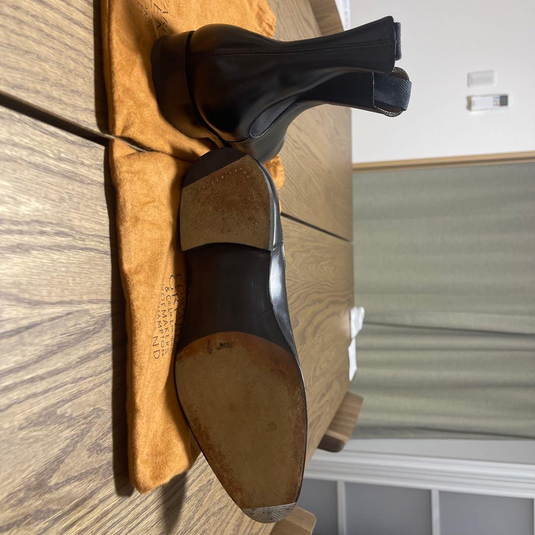 EDWARD GREEN ブラック サイドゴアブーツ