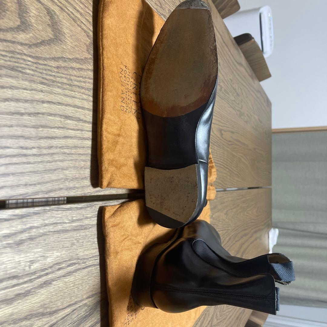 EDWARD GREEN ブラック サイドゴアブーツ