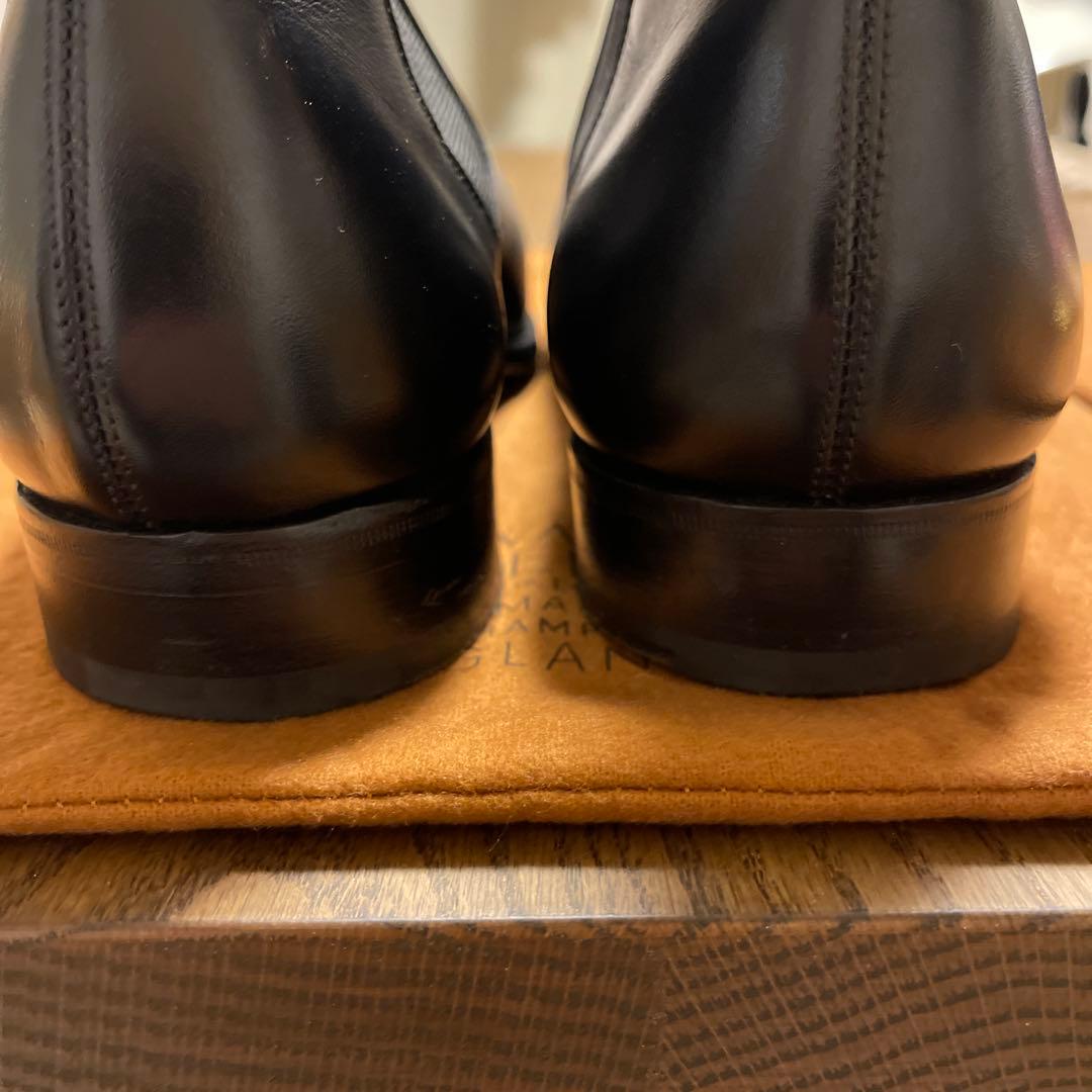 EDWARD GREEN ブラック サイドゴアブーツ