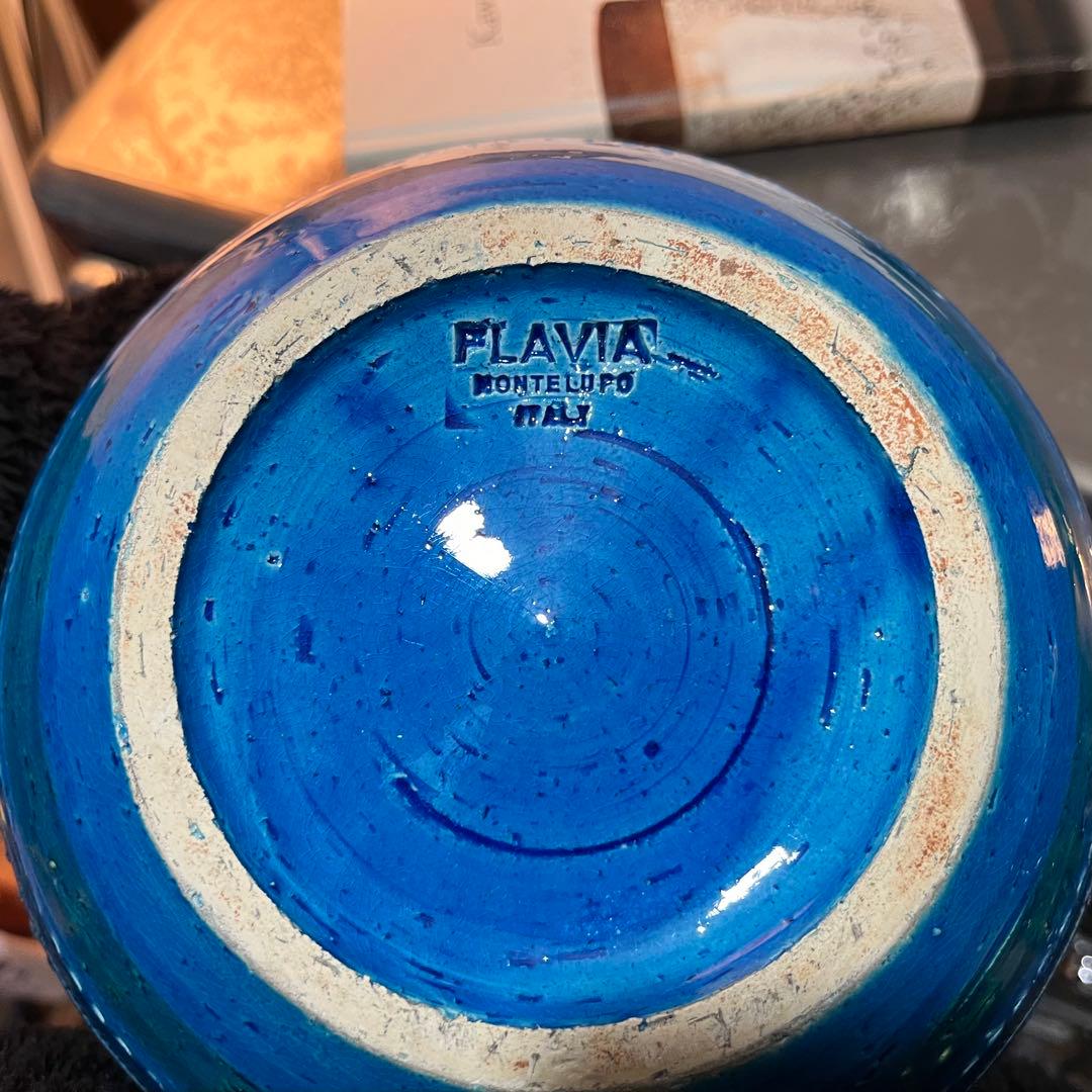 ビトッシ　リミニブルーフラワーベース　フラビア　　フラワーベース　イタリア