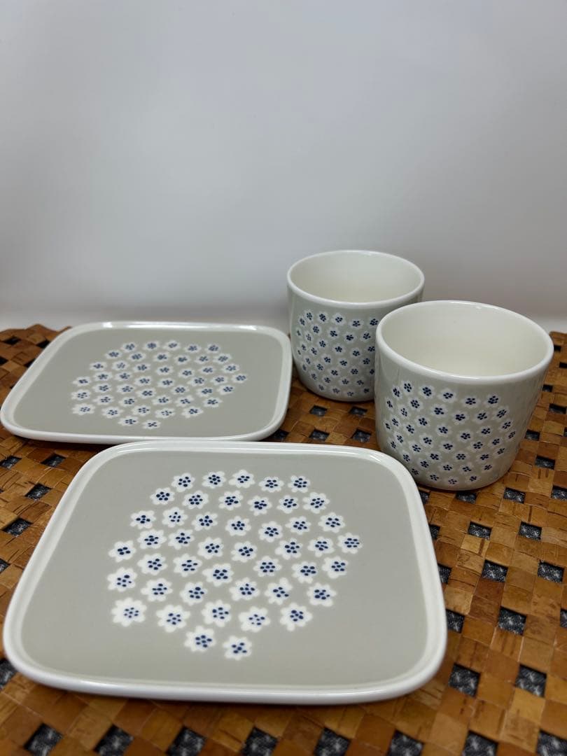 マリメッコ プケッティ マグカップ➕プレート 4点 セット