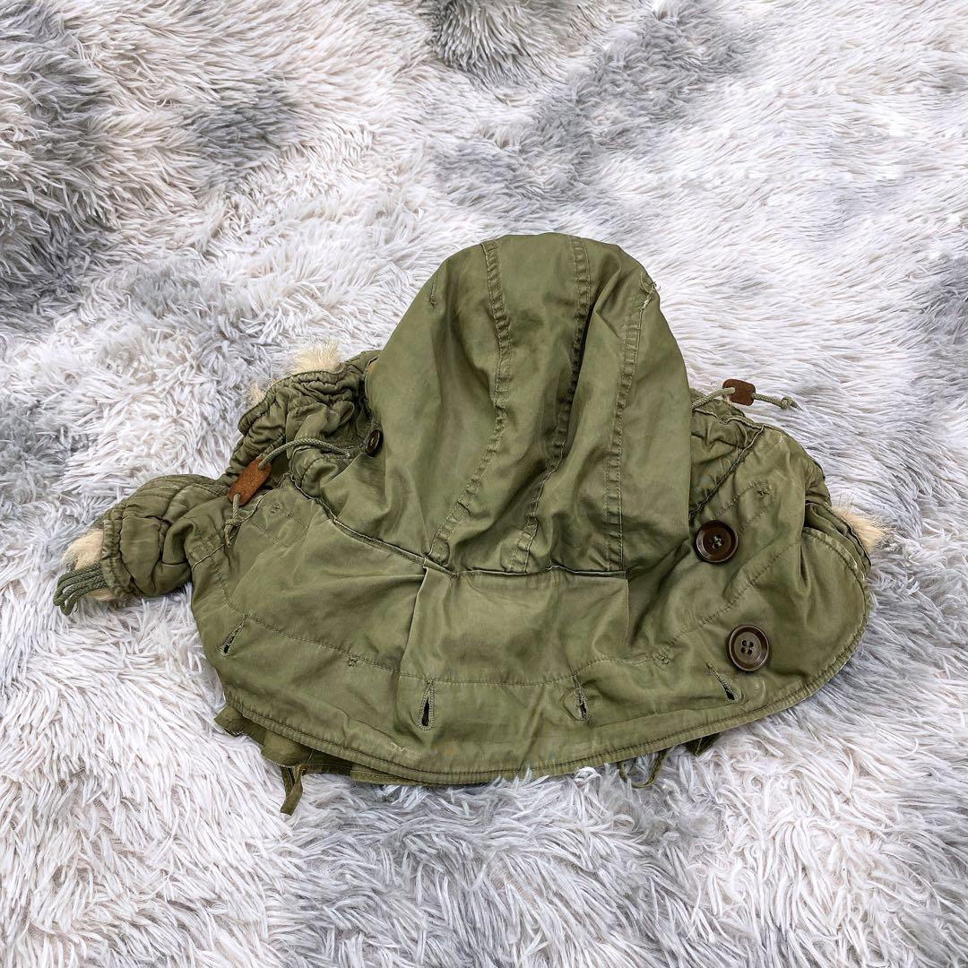 50s 米海兵隊 実物 M51 フィッシュテール コヨーテファーフード USMC