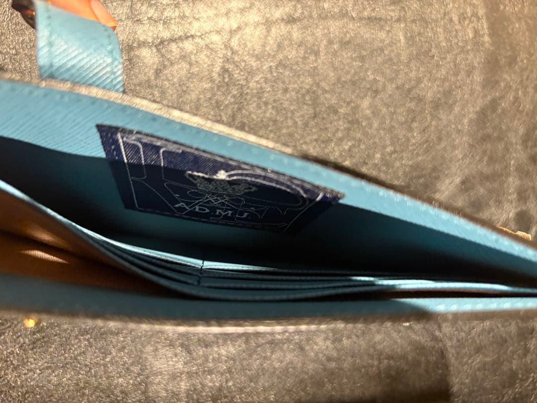 新品未使用 ADMJ　スワロ　スリムウォレット スタービジュー ダイヤ クラウン